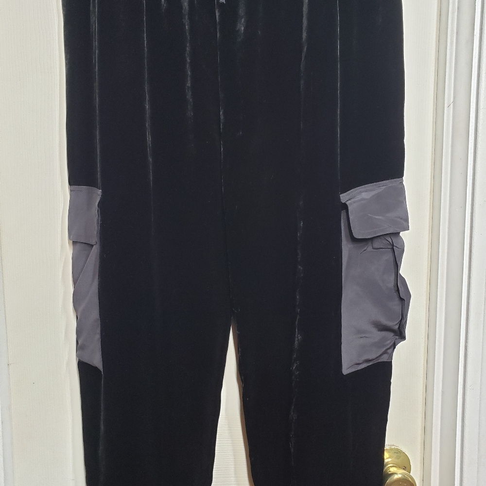 JOHNNY WAS 4 LOVE AND LIBERTY velvet silk jogger